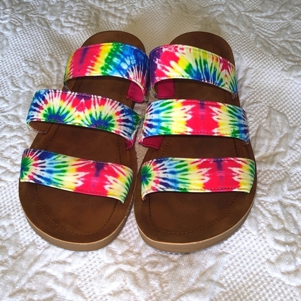 Corky's Tie Dye Dafne Sandals Size 9